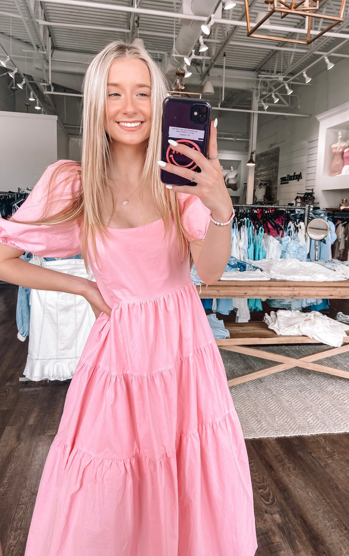 Barbie Pink Midi Dress