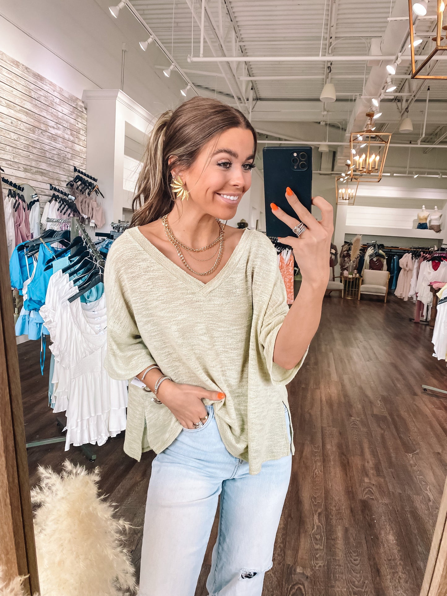 Beach Days Top - Pistachio