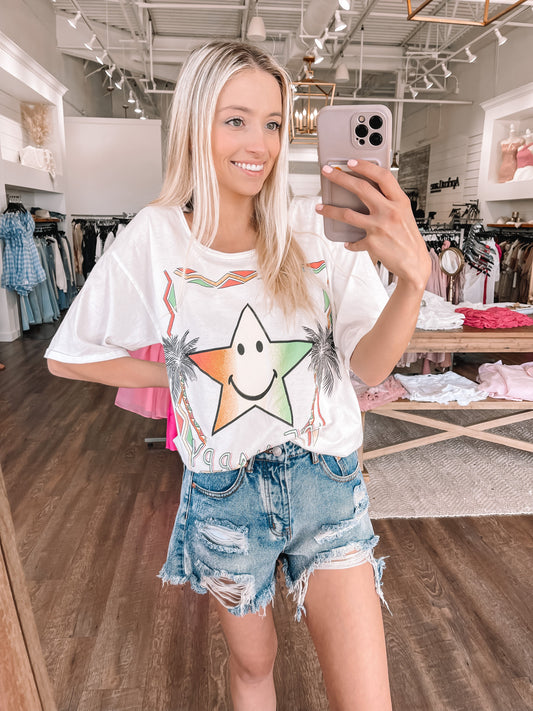 Be Happy Graphic Tee
