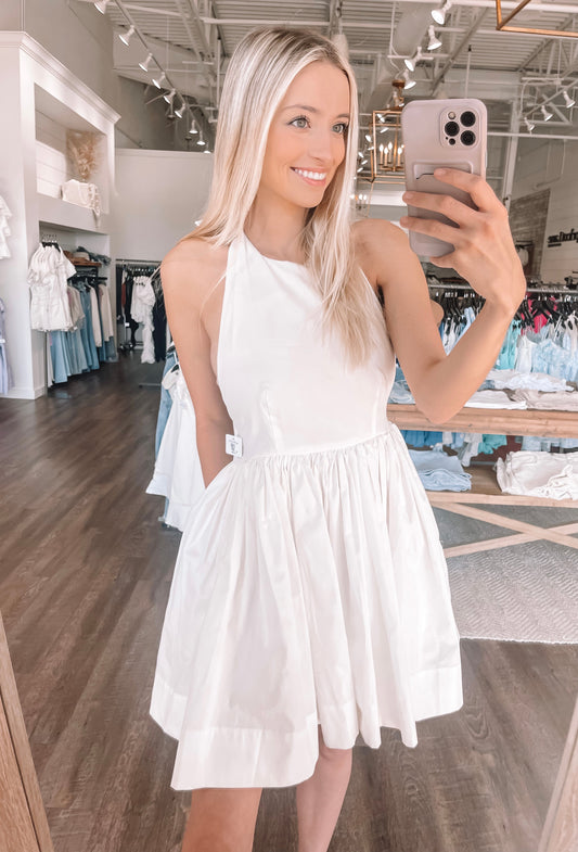 Beach Night Halter Dress