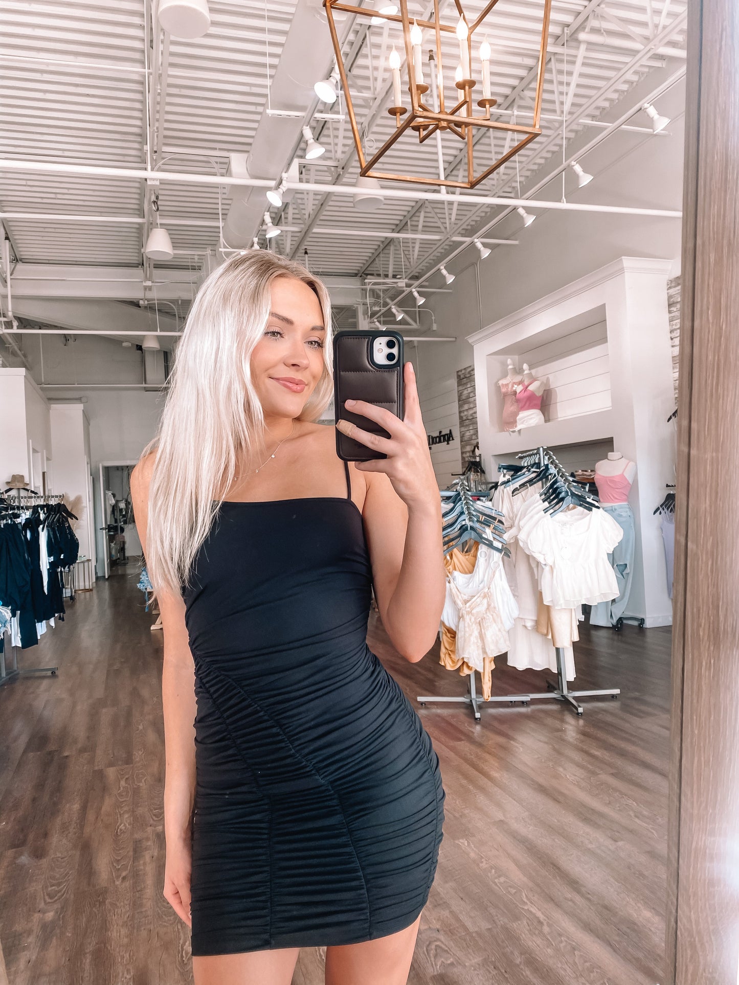 Best Black Ruched Dress